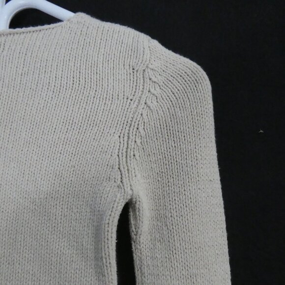 BLUENOTES JEANSWEAR | xs - extra small | Beige Lace-Up V-Neck Long Sleeve Top - Picture 12 of 16